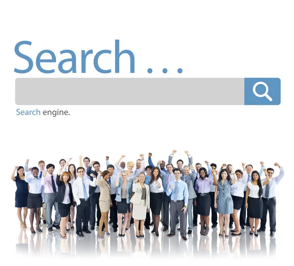 Concepto de motor de búsqueda en Internet —  Fotos de Stock