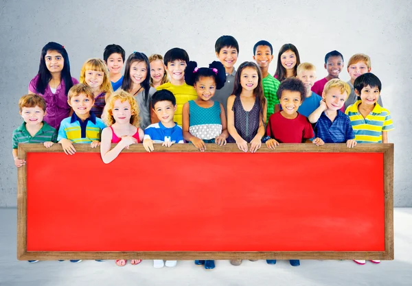 Adorable smiling children — Stock Photo, Image