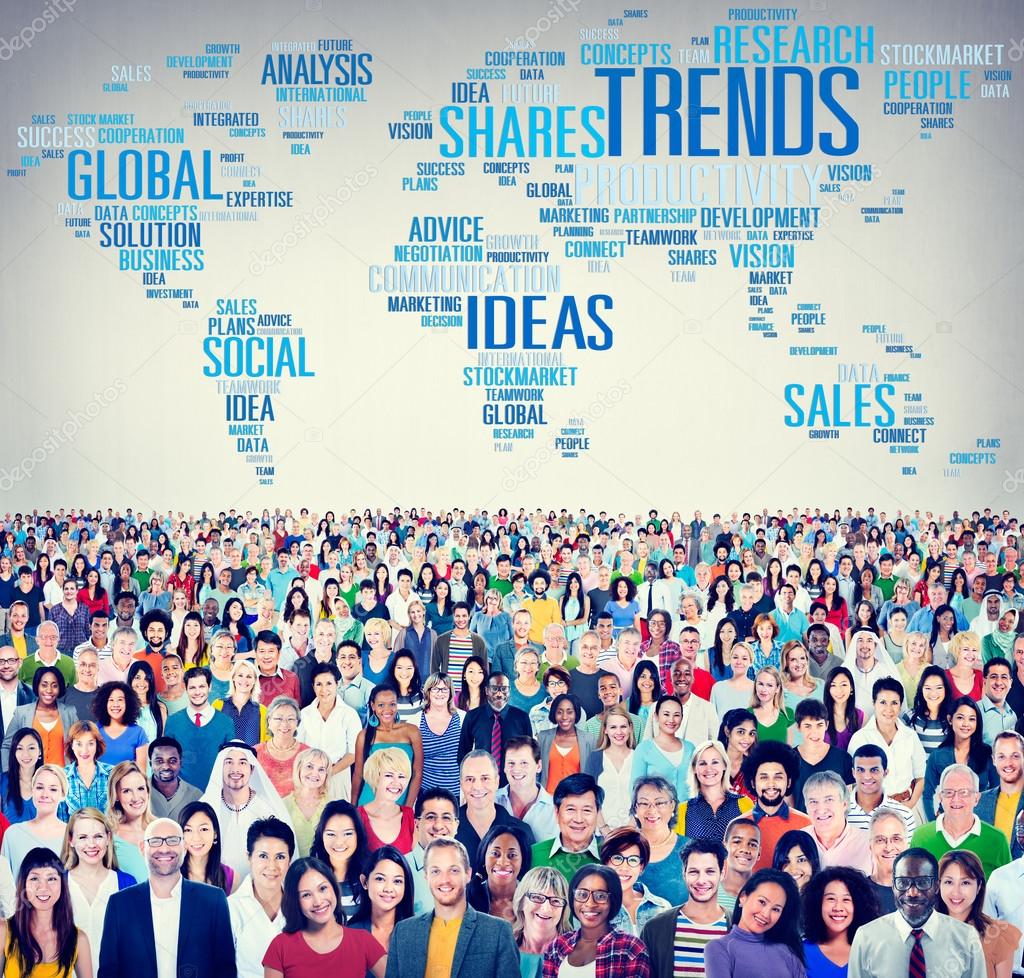 Diverse people and Global Trends