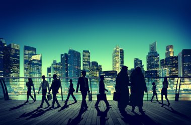 yürüyüş iş adamları