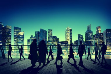 yürüyüş iş adamları