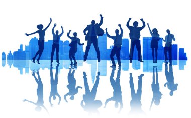 iş adamları silüeti