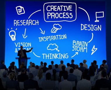 people at seminar about Creative Process