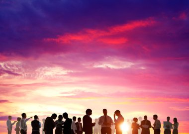 profesyonel iş işçi Silhouettes
