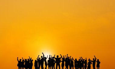 iş adamları silüeti