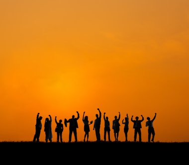 iş adamları silüeti