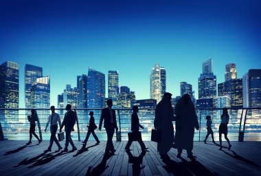 yürüyüş iş adamları