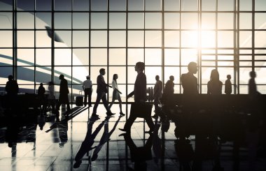 profesyonel çalışanları Silhouettes