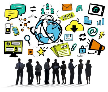 profesyonel çalışanları Silhouettes