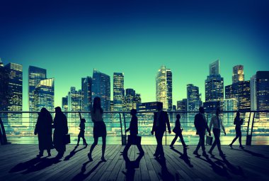 yürüyüş iş adamları