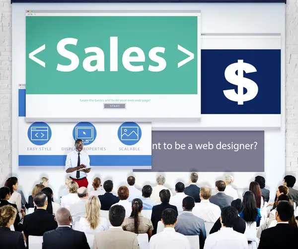 Business mensen Seminar Sales — Stockfoto