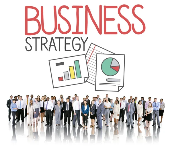 Pessoas no seminário sobre Estratégia de Negócios — Fotografia de Stock
