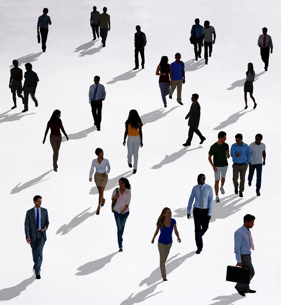 Lavoratori in piedi insieme — Foto Stock