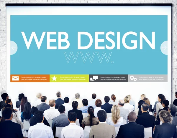 Personnes au séminaire sur le Web Design — Photo