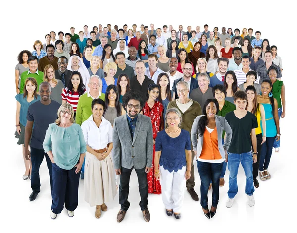 Crowed of Diversity People — Stock Photo, Image