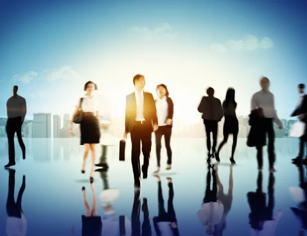 Business People and Cityscape Concept — Stock Photo, Image