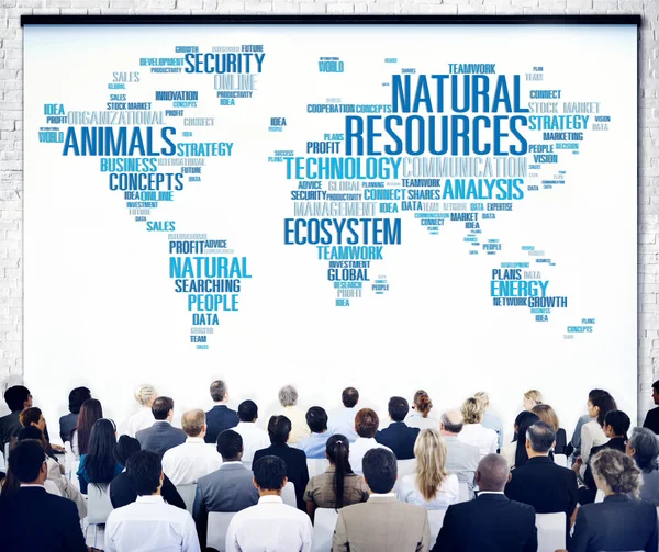 People at seminar about Natural Resources — Stock Photo, Image