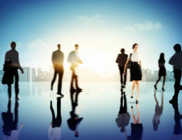 Business People and Cityscape Concept — Stock Photo, Image