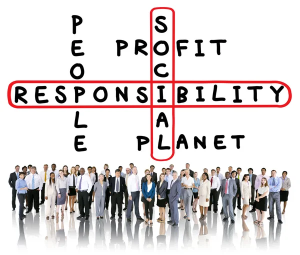 Rozdílní lidé a sociální odpovědnost — Stock fotografie