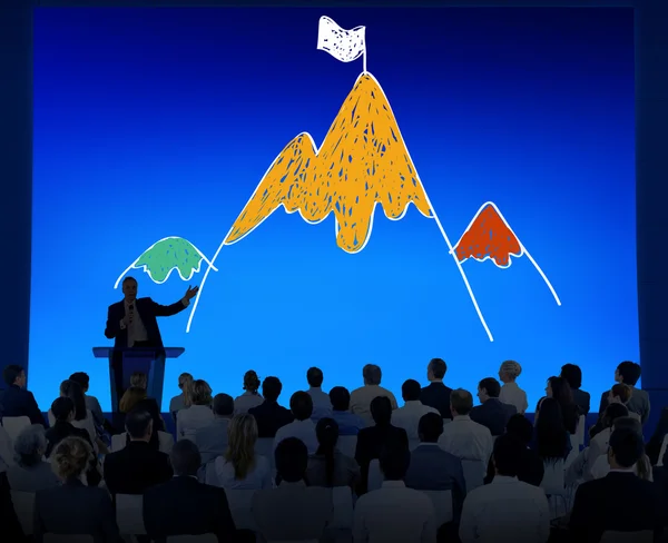 Personas en el seminario sobre Objetivo Motivar —  Fotos de Stock