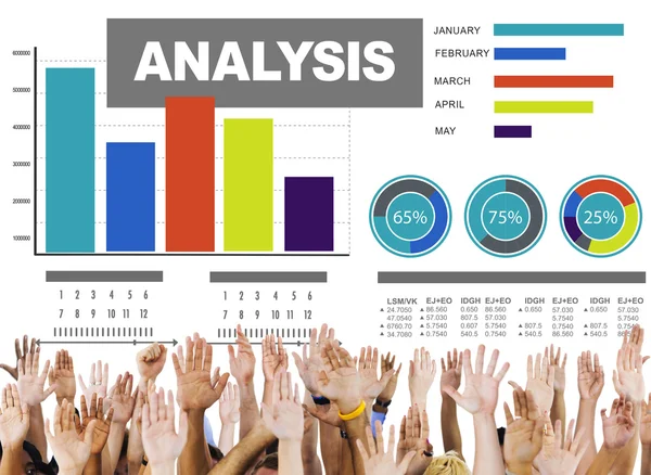 Elemzés elemzése információ fogalma — Stock Fotó