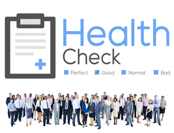 People at seminar about Health Check — Stock Photo, Image