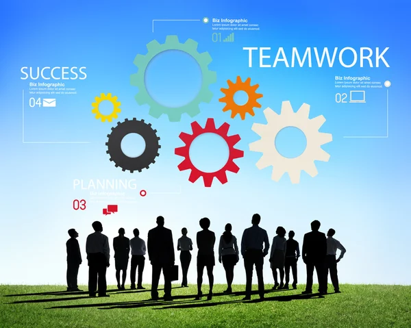 Teamwerk partnerschap samenwerking Concept — Stockfoto
