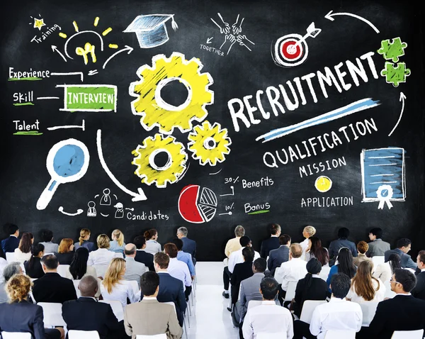 Business People Seminar Recruitment Presentation — Stock Photo, Image