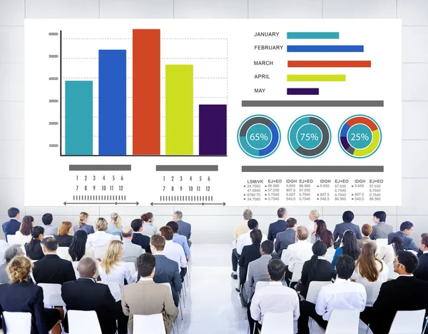 Business People Presentazione della strategia — Foto Stock