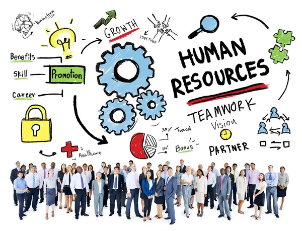 Personas diversas y recursos humanos — Foto de Stock