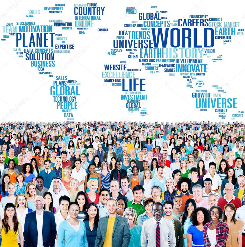 Diverse people and World Globalization