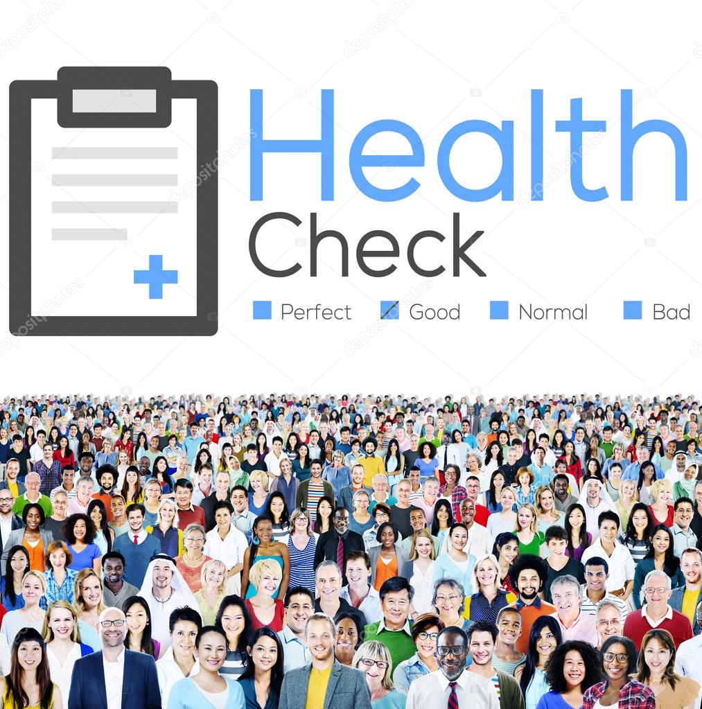 Diverse people and Health Check