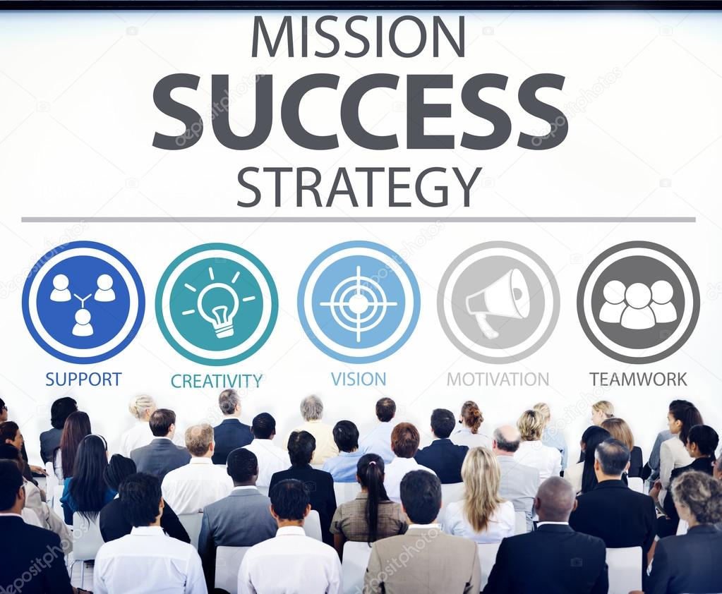 People at seminar about Mission Success — Stock Photo © Rawpixel 73584043