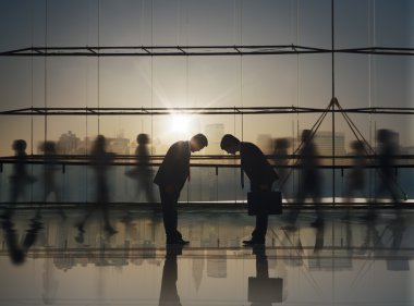 profesyonel çalışanları Silhouettes