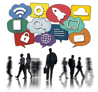 profesyonel çalışanları Silhouettes