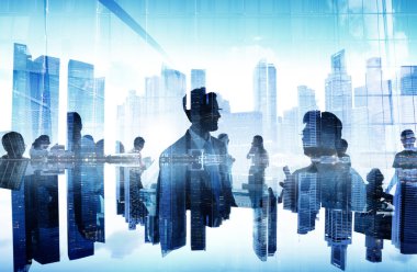 İş Adamlarının Silüetleri