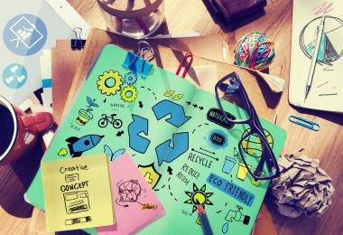 geri dönüşüm azaltmak yeniden Eko Dostu doğal kaydetme git yeşil