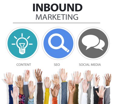 İçerik sosyal medya kavramı ticaret pazarlama gelen