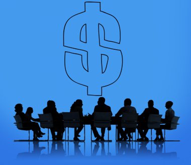 İş insanlar tartışma ve çalışma Office