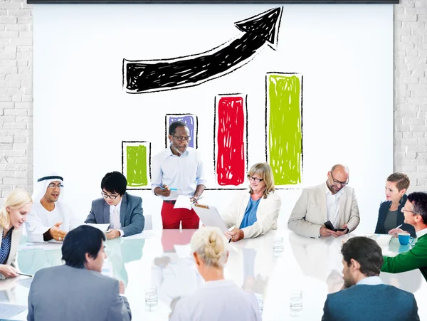Pessoas em reunião de negócios — Fotografia de Stock