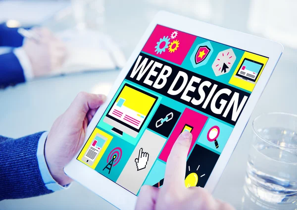 Konsep Konsep Gaya Pengembangan Desain Web Ideas — Stok Foto