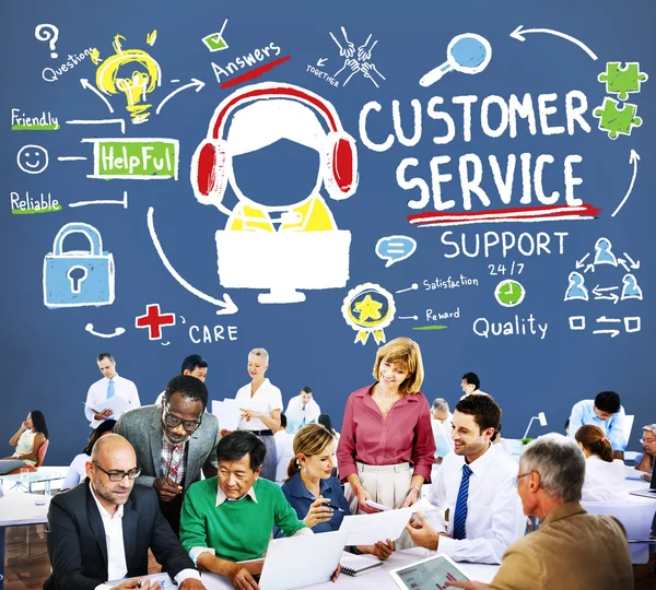 Servicio al cliente Call Center Concept — Foto de Stock