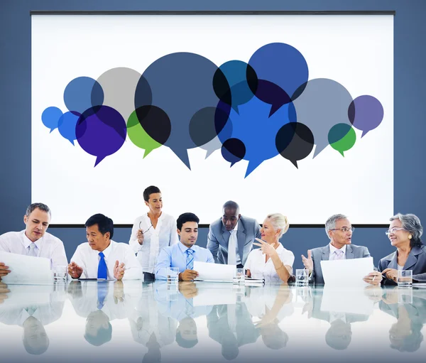 Persone alla riunione di lavoro — Foto Stock