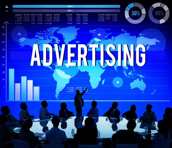 Advertising Marketing Business Concept — Stock Photo, Image