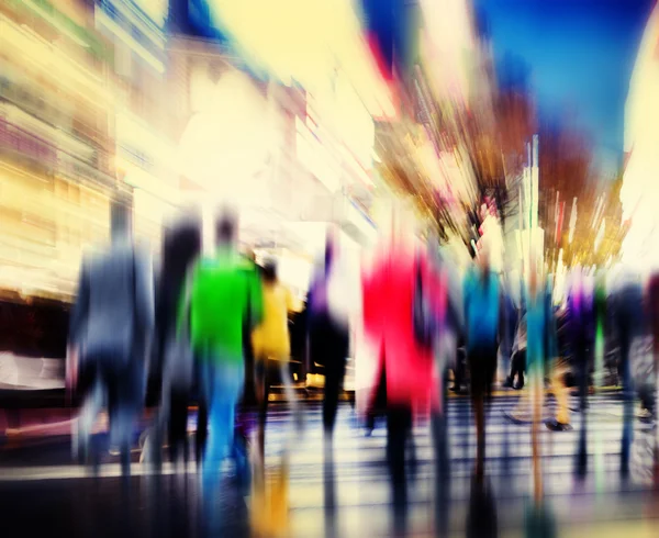 Business People at Rush Hour — Stock Photo, Image