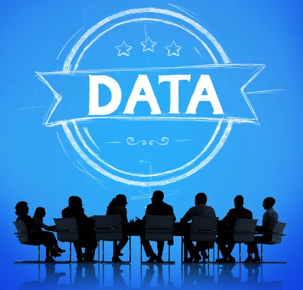 Data banner conference concept — Stock Photo, Image