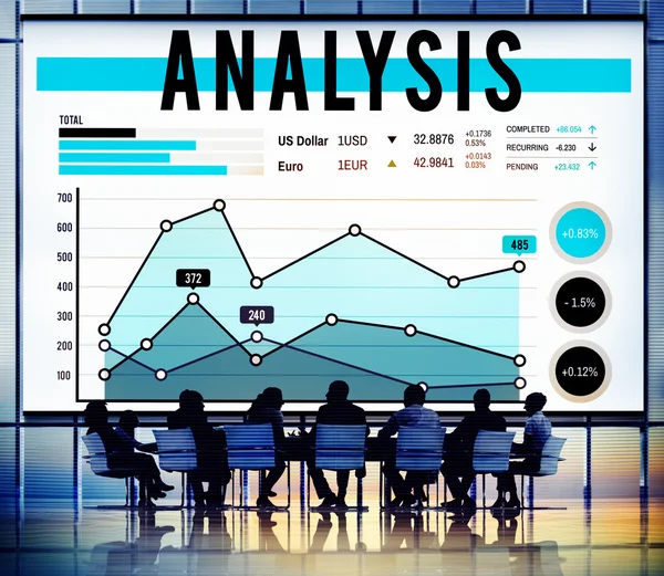 Analyse strategie Marketing Concept — Stockfoto