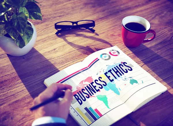 Business Ethics Moral Responsibility Business Concept — Stock Photo, Image