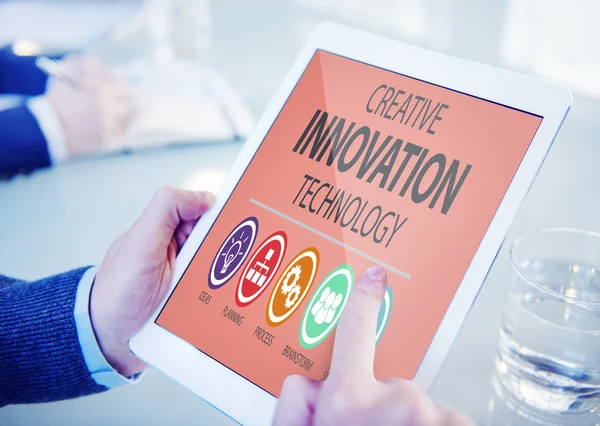 Kreatív innovációs technológiai ötletek inspiráció — Stock Fotó