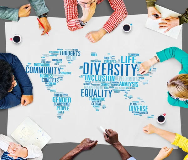 Diversidad Concepto de reunión comunitaria — Foto de Stock